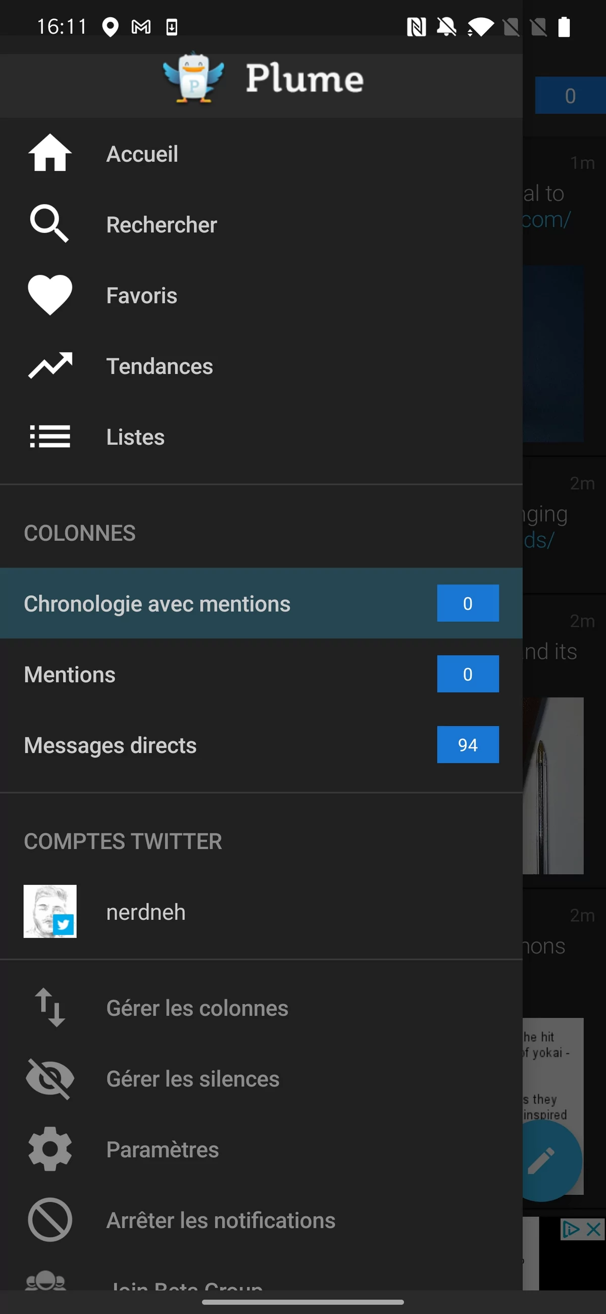 Plume for Twitter