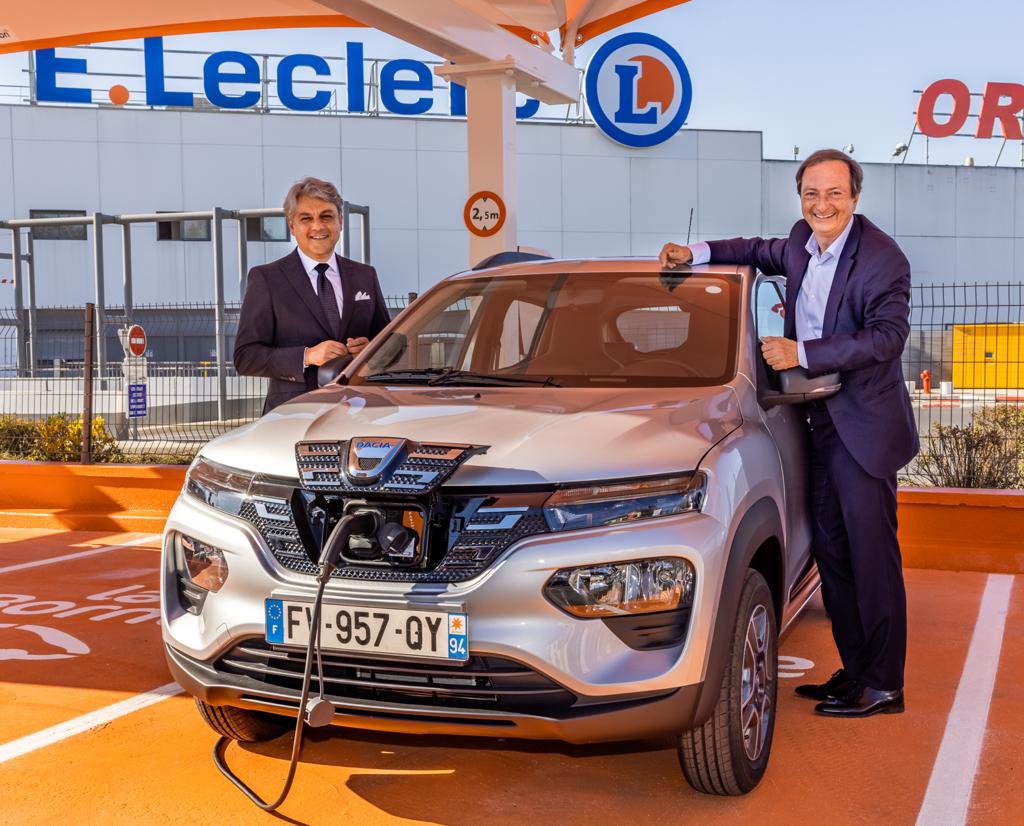 L'enseigne E. Leclerc va louer des Dacia Spring électriques pour 5 ¬ par jour