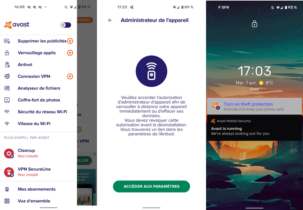 Télécharger Avast Mobile Security