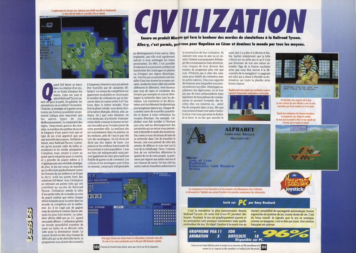 Sid Meier&#039;s Civilization © Joystick