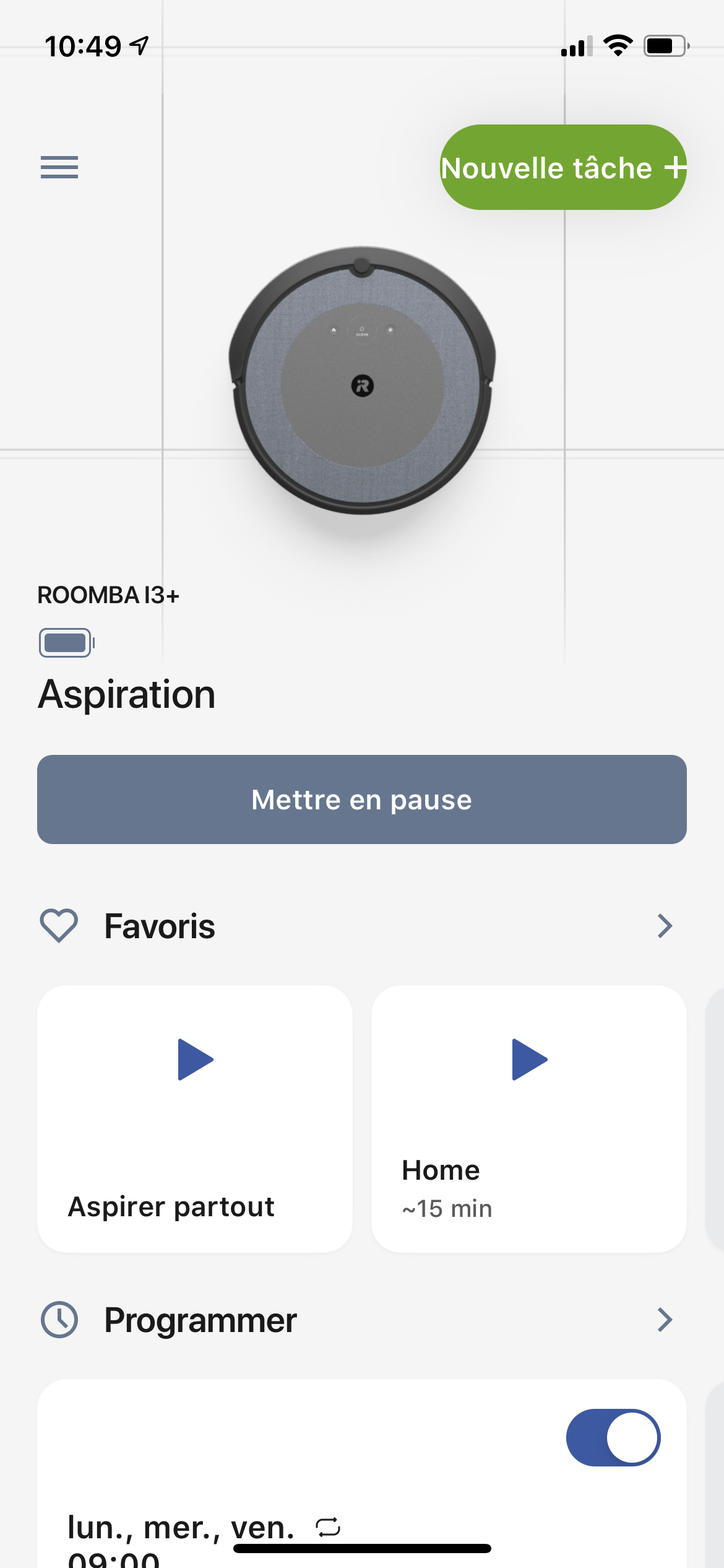 Test iRobot Roomba i3+