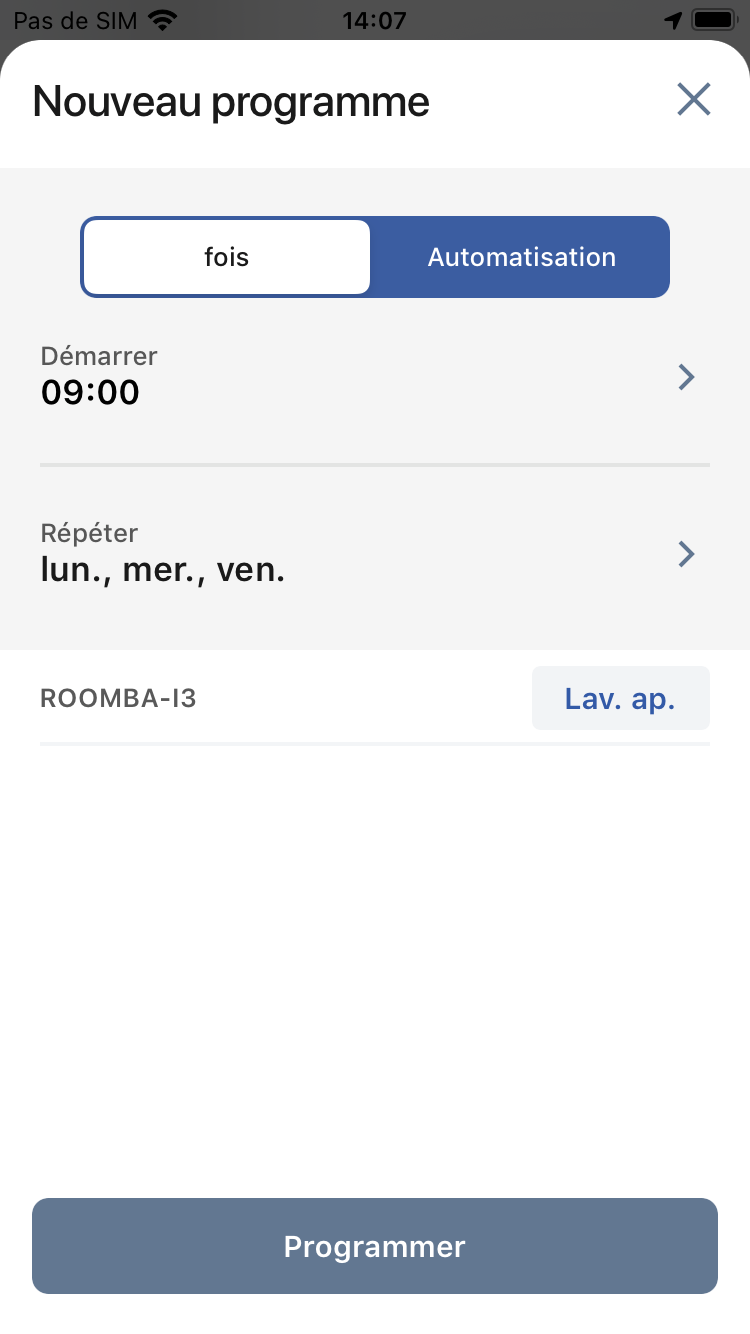 Test iRobot Roomba i3+