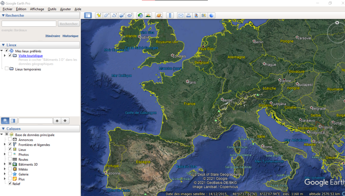 Télécharger Google Earth