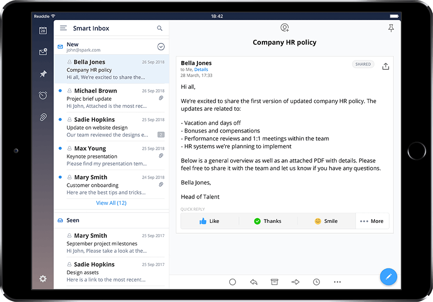 Spark © Readdle