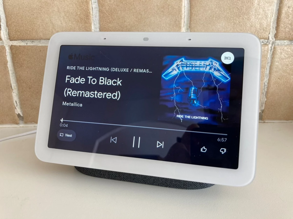 Google Nest Hub 2 - Musique © Johan Gautreau