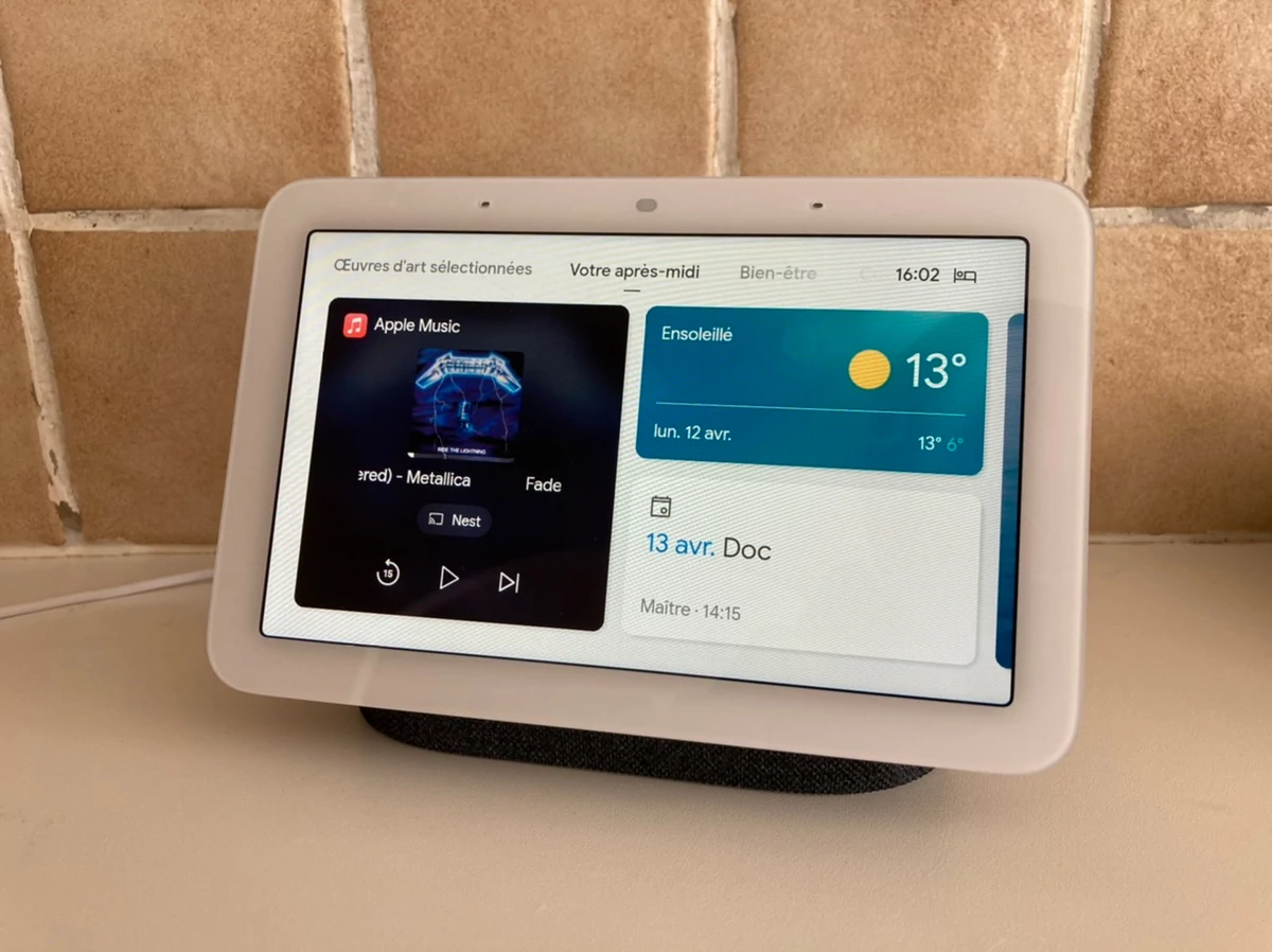 Google Nest Hub 2 - Interface © Johan Gautreau