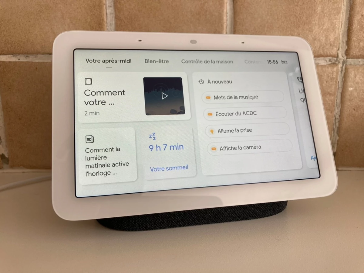 Google Nest Hub 2 - Interface 2 © Johan Gautreau