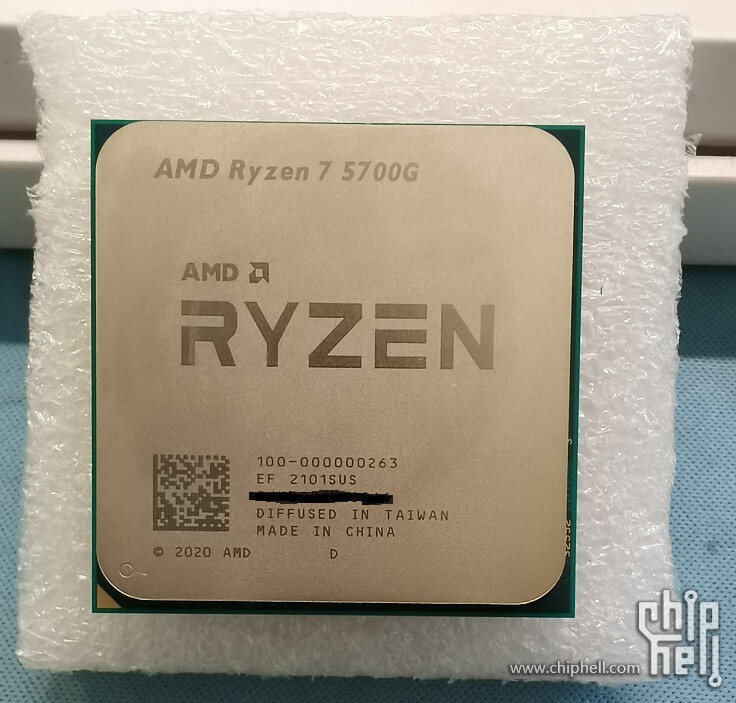 L'AMD Ryzen 7 5700G et son APU Vega en photo... et en bench