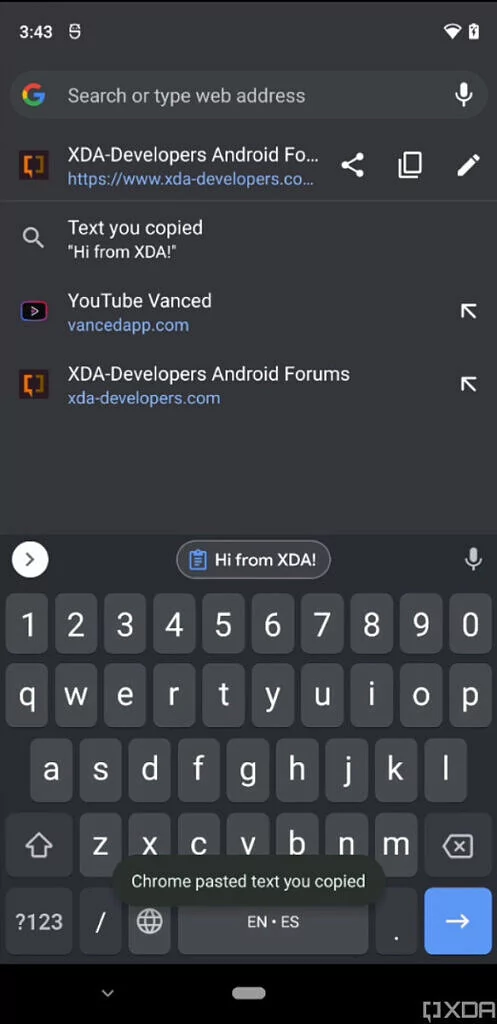 Android 12 privacy © © XDA Developers