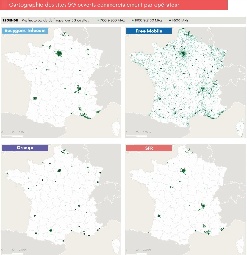 cartographie 5G sites mars © ARCEP