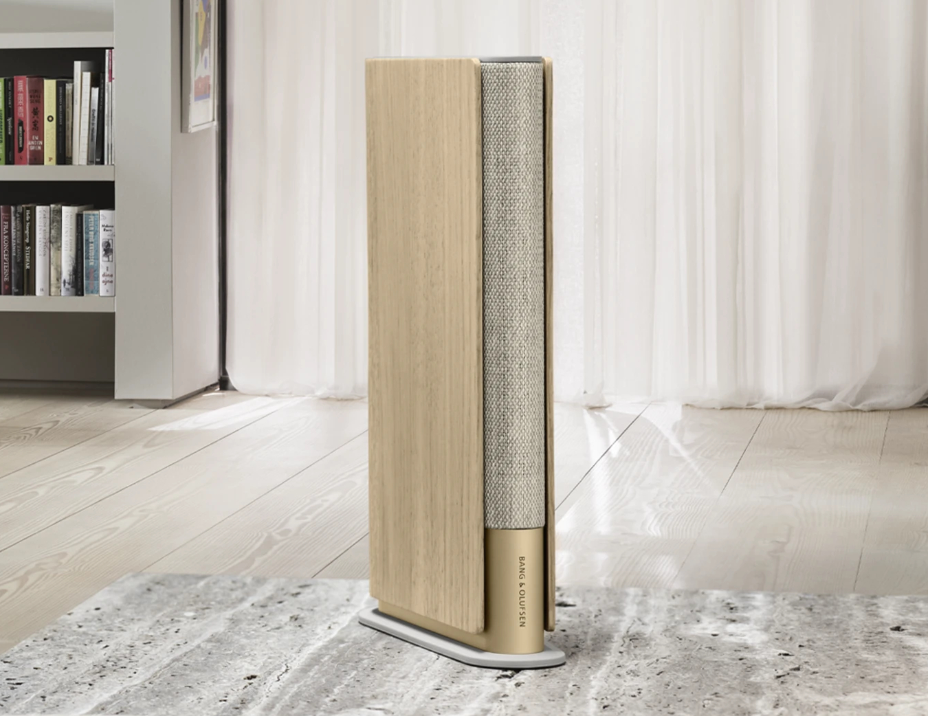 Bang & Olufsen Beosound Emerge, une enceinte sans-fil à loger dans votre bibliothèque