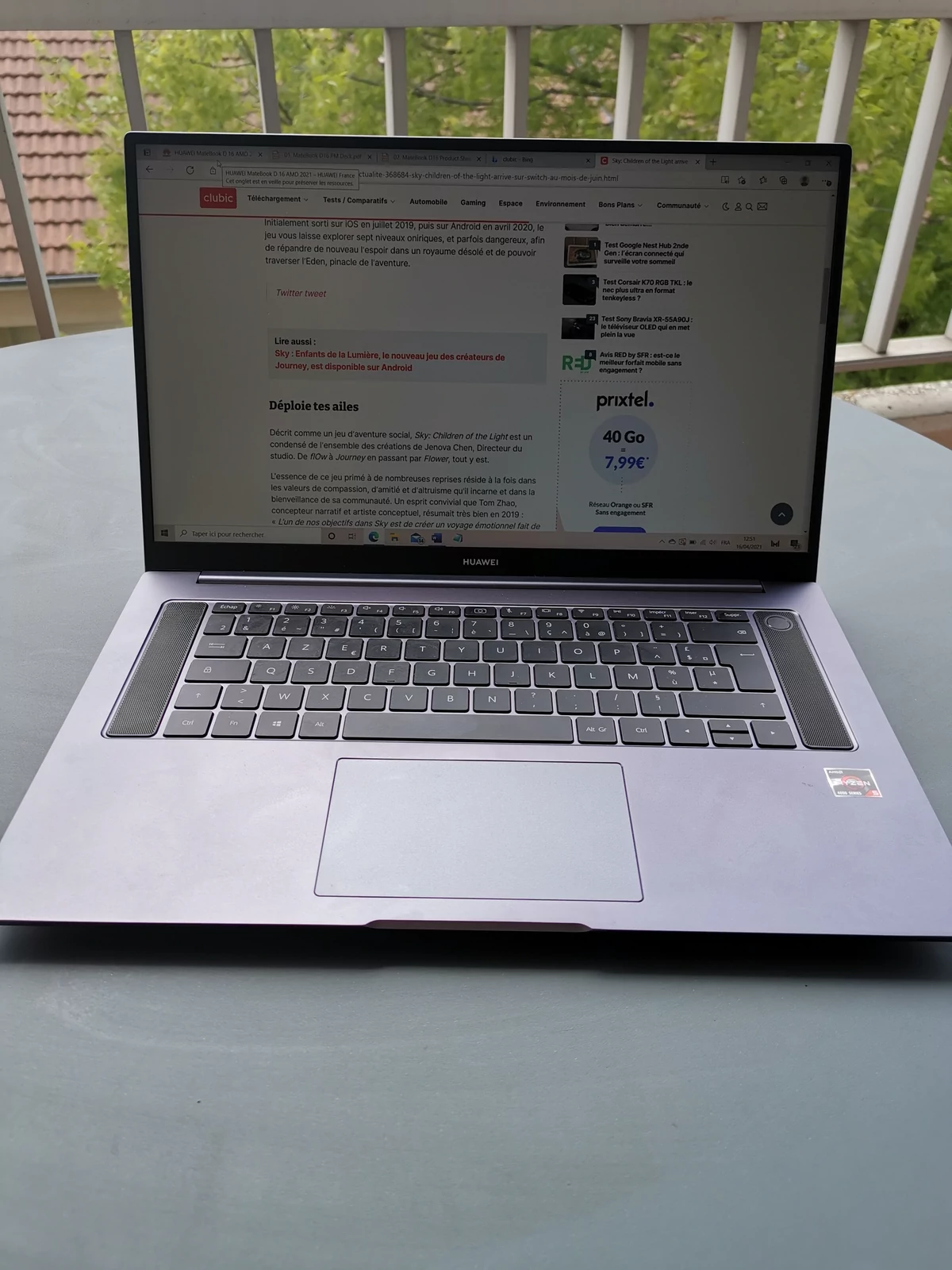 MateBook D16 © Rémi Bouvet pour Clubic