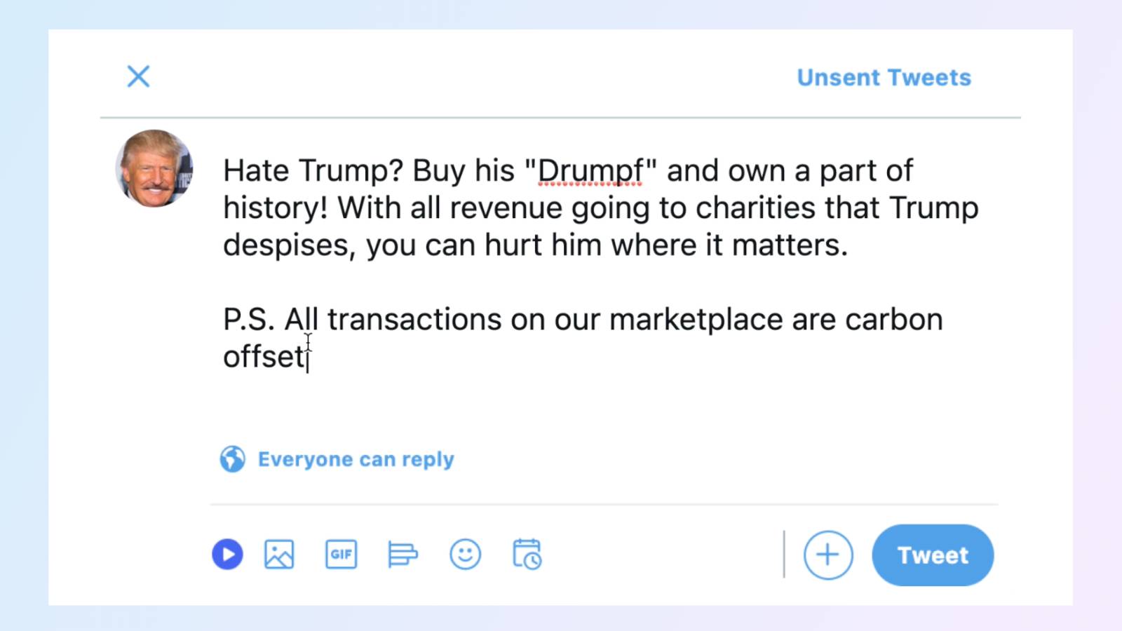 Les tweets de Trump en vente sous forme de NFT pour des bonnes causes (qu'il détestait)