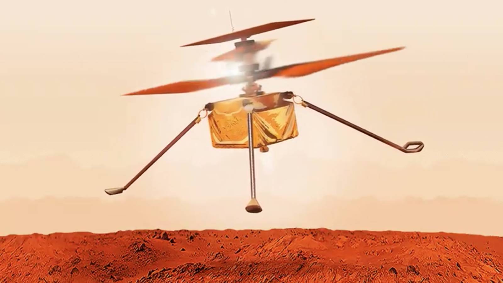 Google : un petit Easter Egg transpose vos résultats sur Mars pour célébrer le vol d'Ingenuity