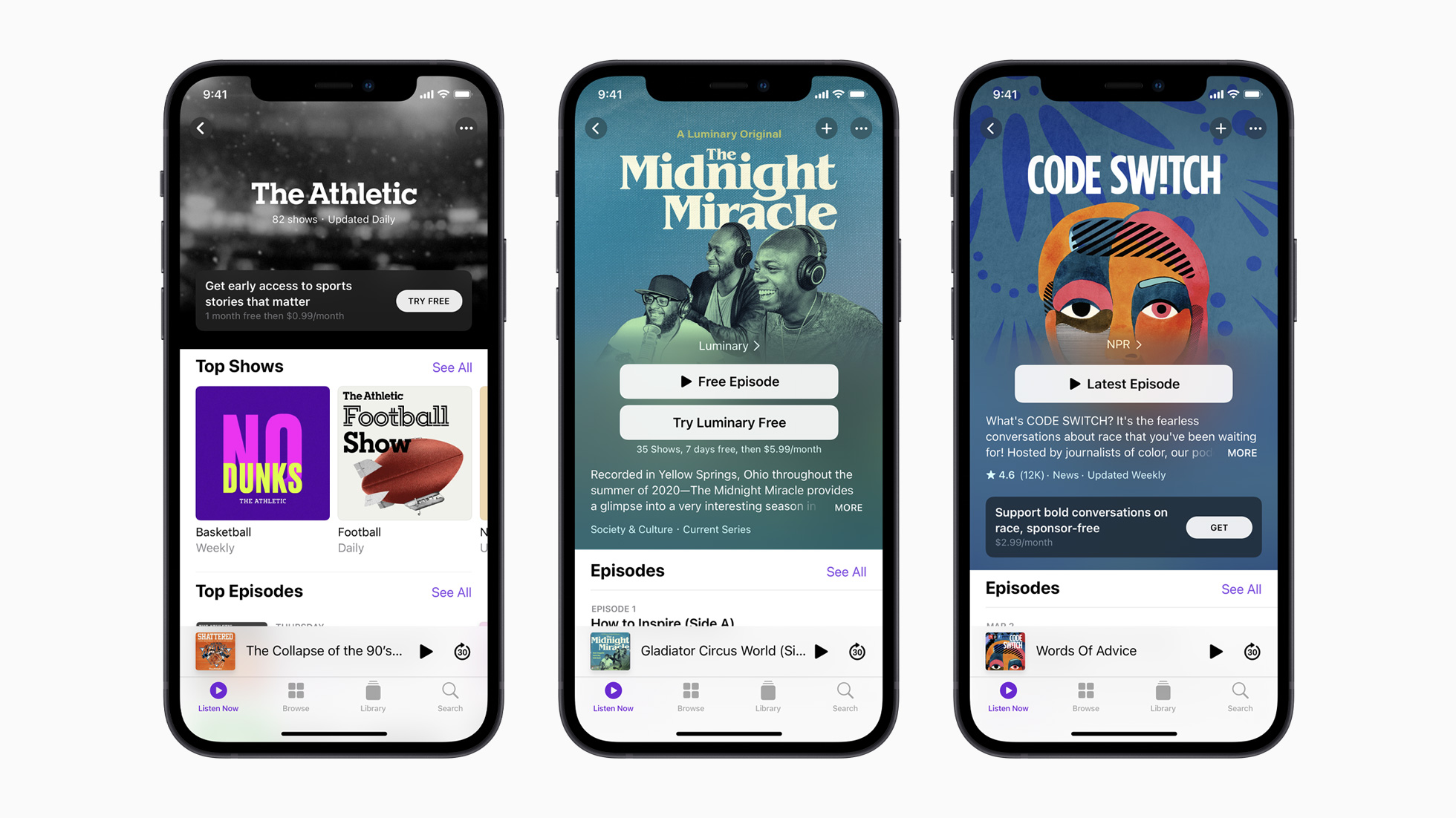 Apple lance une souscription pour ses podcasts