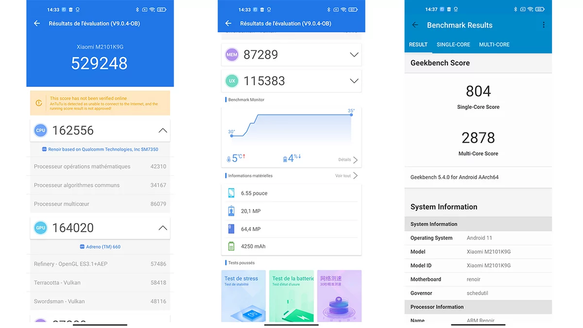 Xiaomi Mi 11 Lite 5G test © © Pierre Crochart pour Clubic