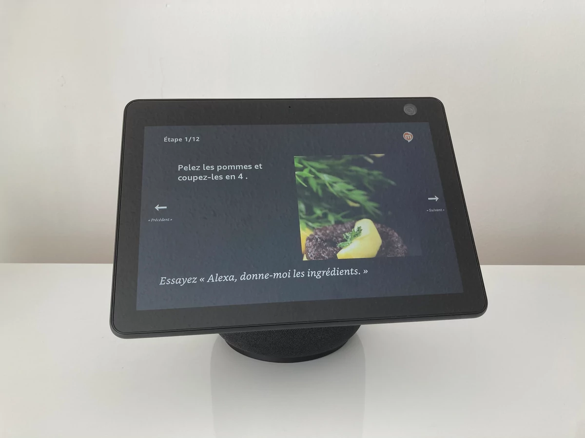 Echo Show 10 - Recette © Johan Gautreau