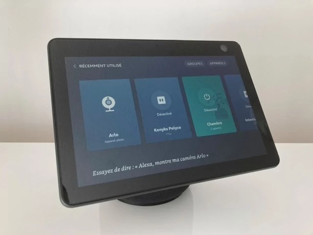 Echo Show 10 - Domotique © Johan Gautreau