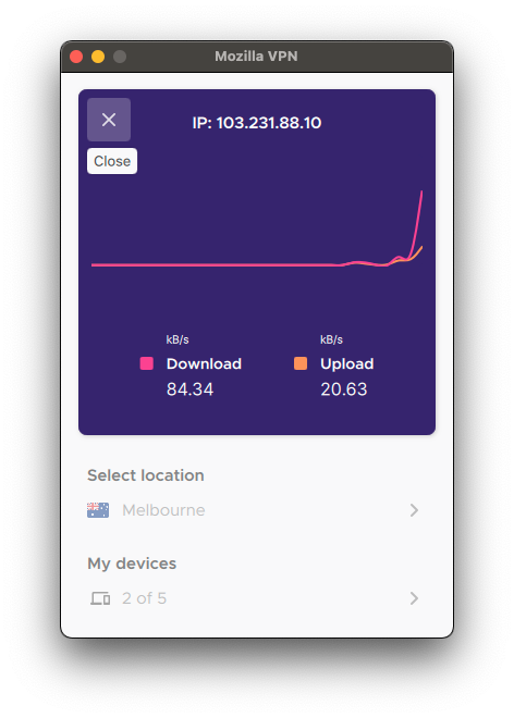 mozilla vpn mac