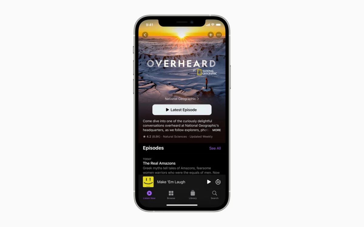 iOS 14.5 Podcasts © Apple