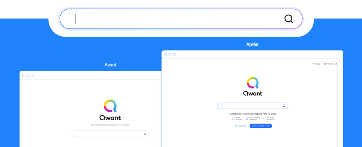 Qwant barre recherche © Qwant