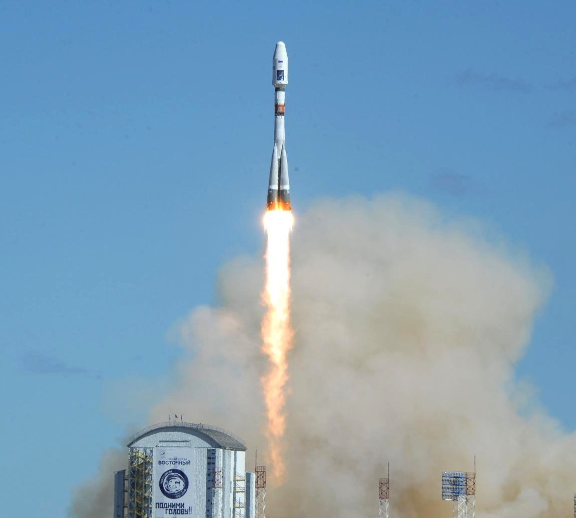 Les sondes Luna-25 à Luna-28 devraient décoller à bord de Soyouz 2.1a/Fregat. Les missions suivantes pourraient faire appel à un lanceur plus puissant. Crédits: Kremlin