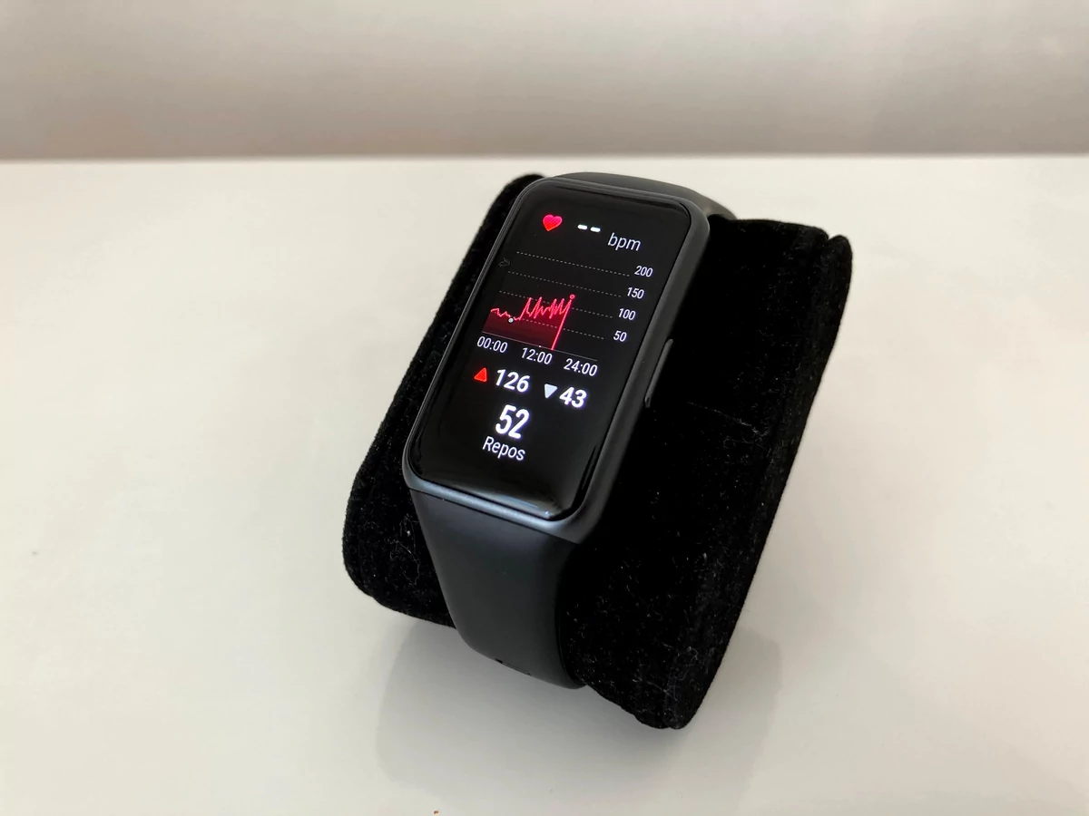 Huawei Band 6 - Rythme cardiaque © Johan Gautreau
