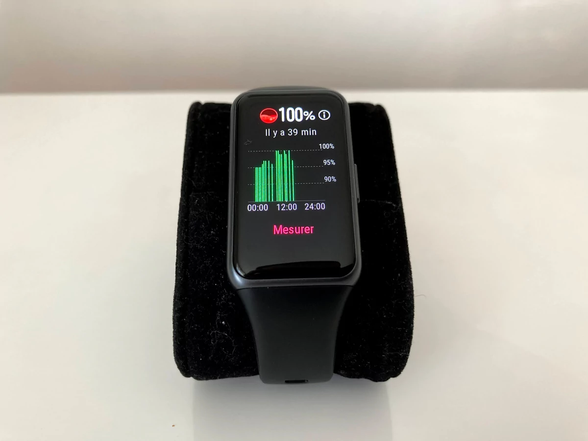 Huawei Band 6 - SpO2 © Johan Gautreau