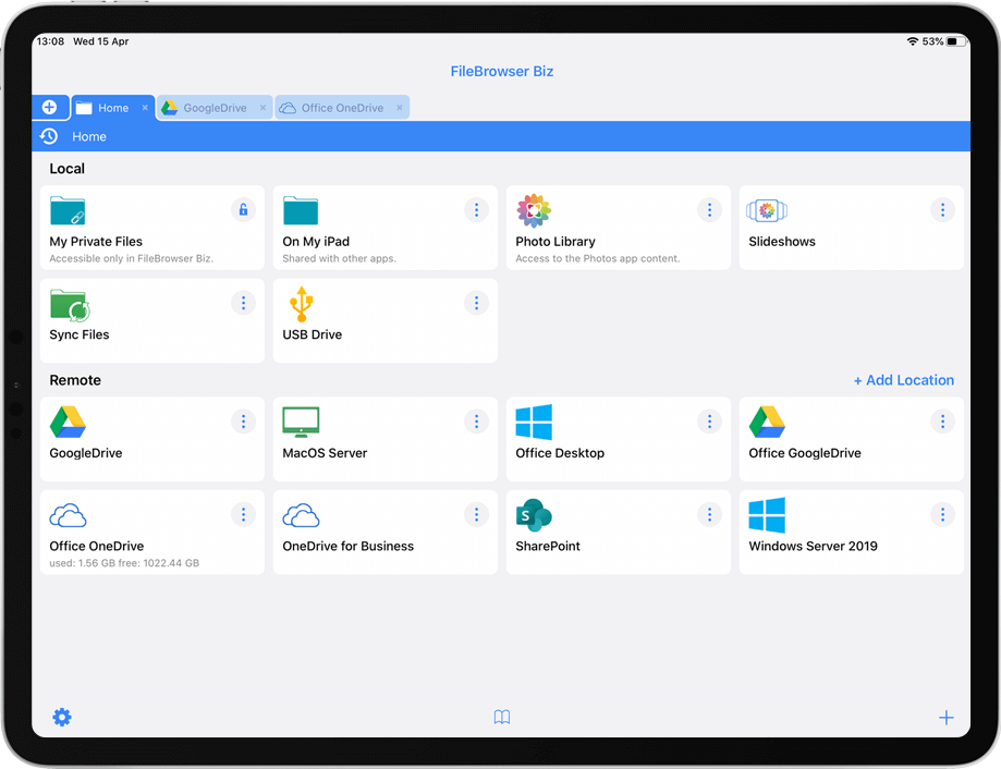 FileBrowser iPad