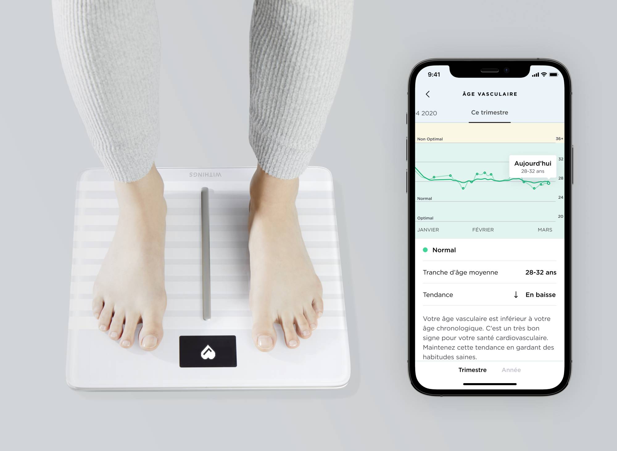 Vous pouvez désormais connaître votre âge vasculaire grâce à la balance Body Cardio de Withings