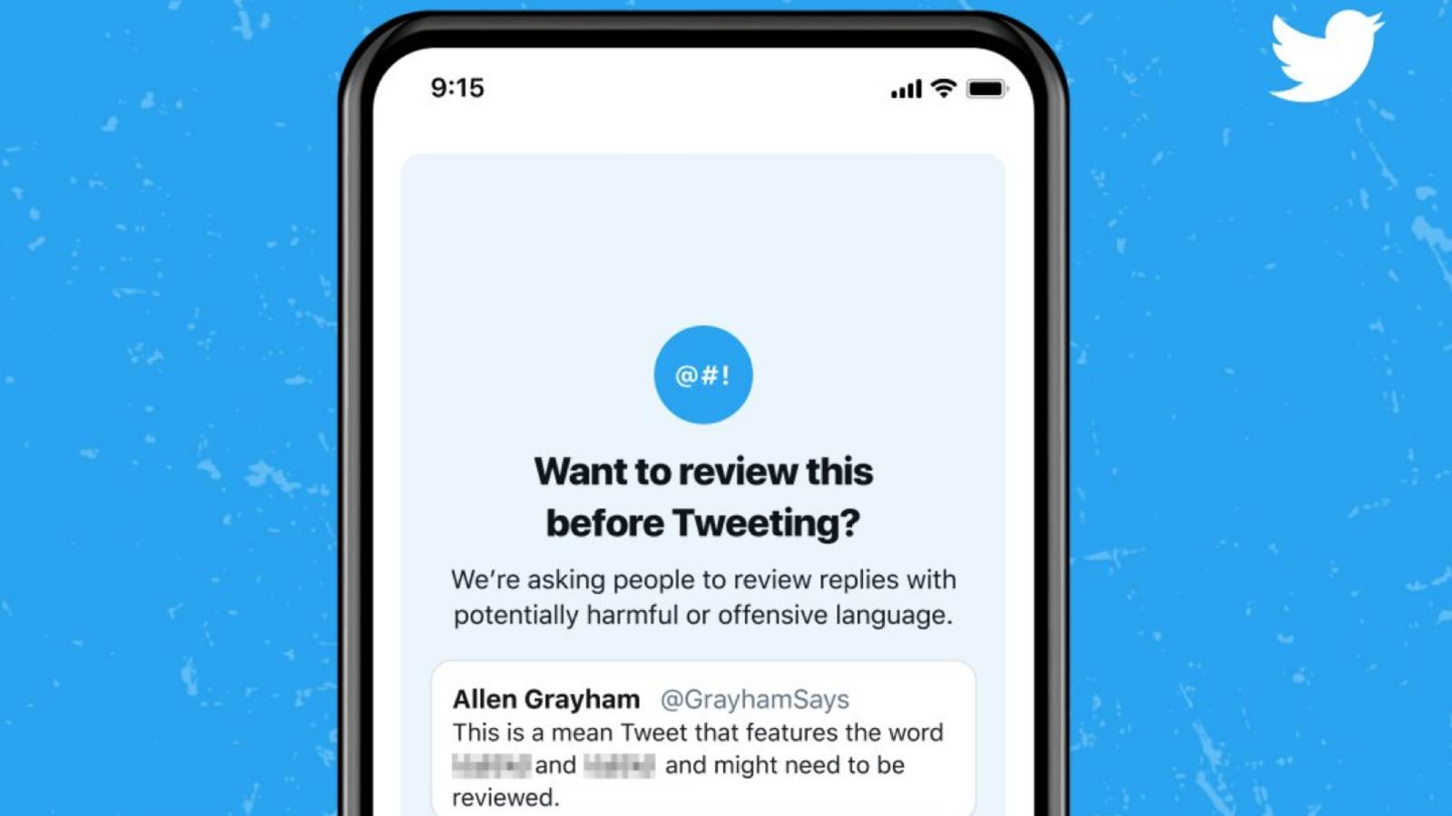 Twitter va mettre en garde ses utilisateurs avant qu'ils ne postent des messages haineux