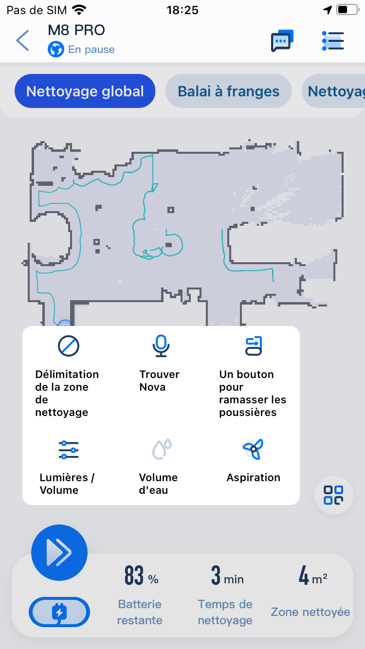 Test Proscenic M8 Pro © Mathieu Grumiaux pour Clubic