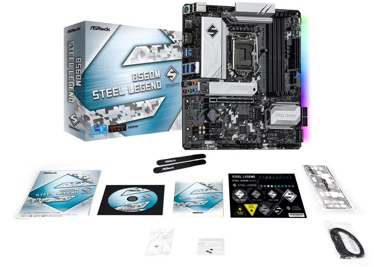 ASRock B560M Steel Legend © ASRock