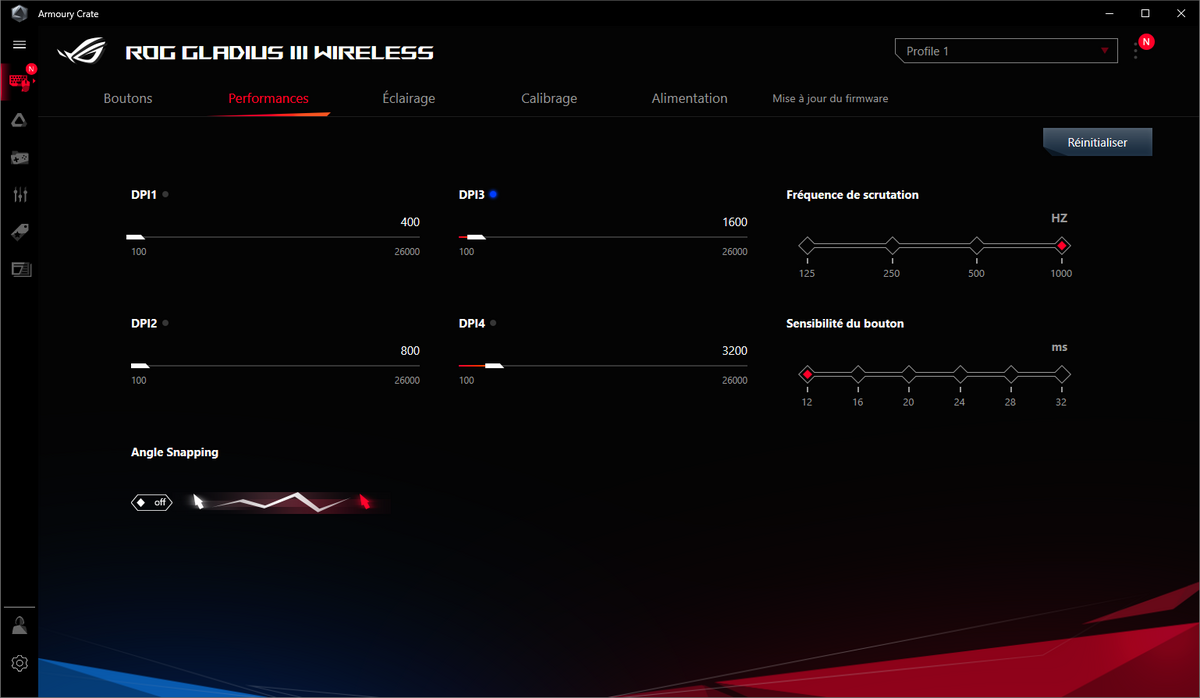 Asus ROG Gladius III Wireless © Nerces