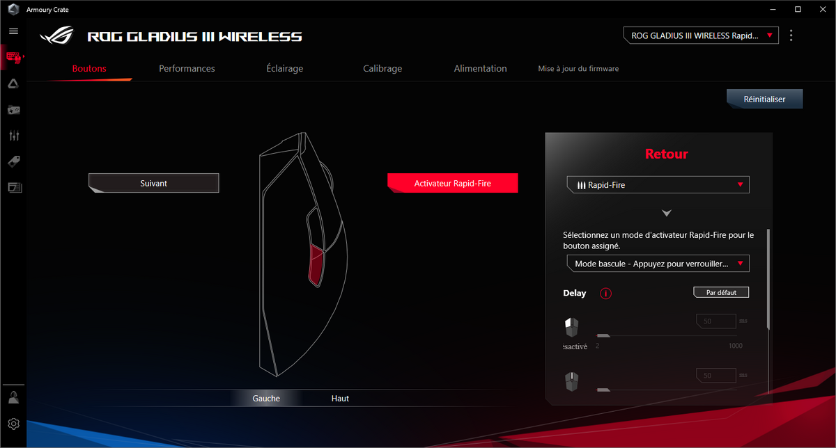 Asus ROG Gladius III Wireless © Nerces