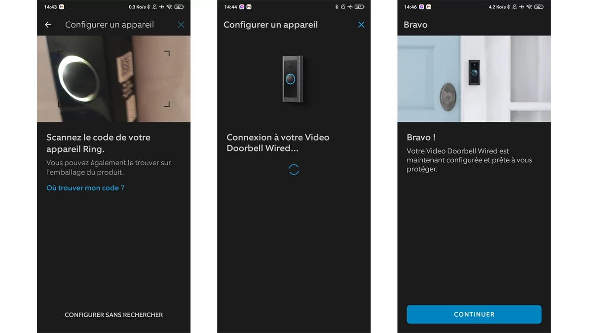 Test Ring Video Doorbell Wired © Alexandre Schmid pour Clubic