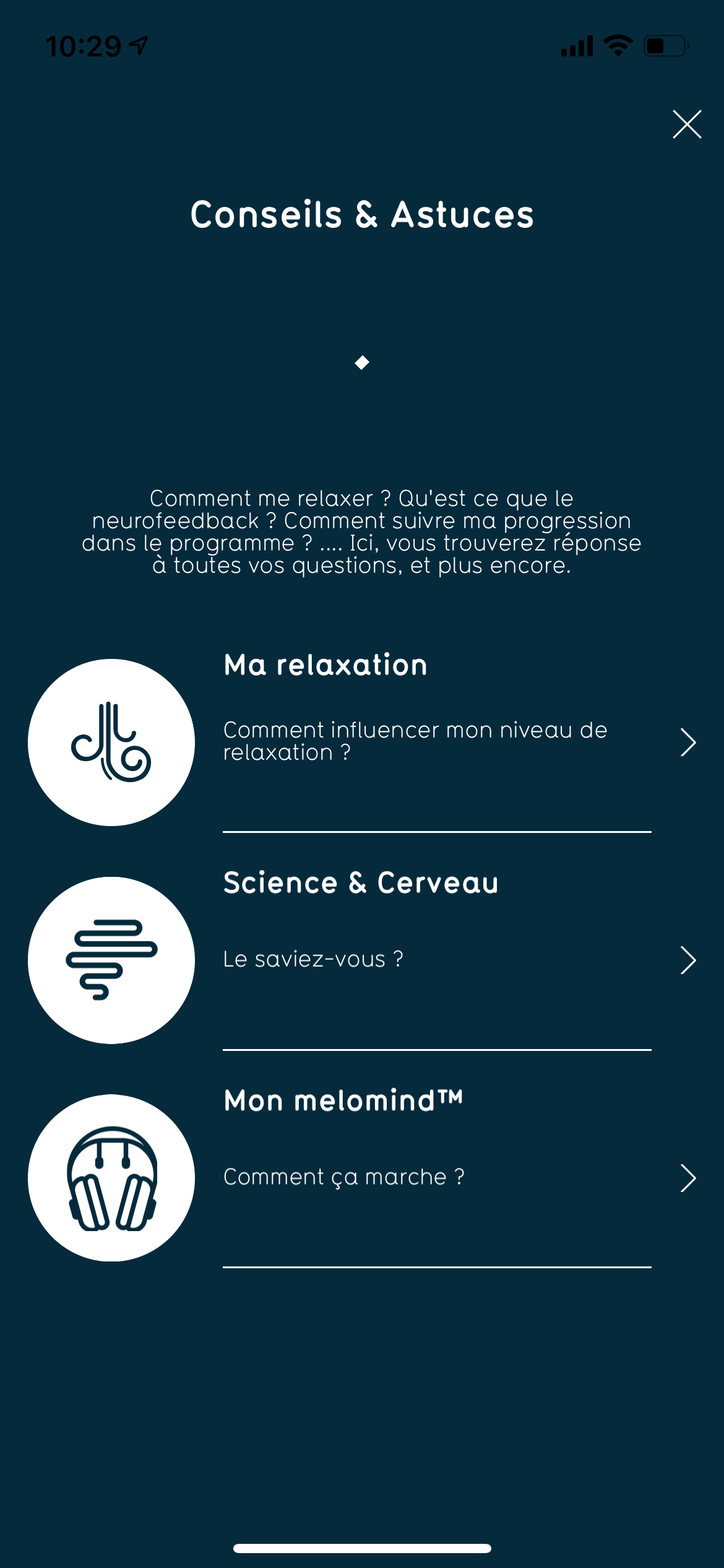 Test Melomind © © Mathieu Grumiaux pour Clubic
