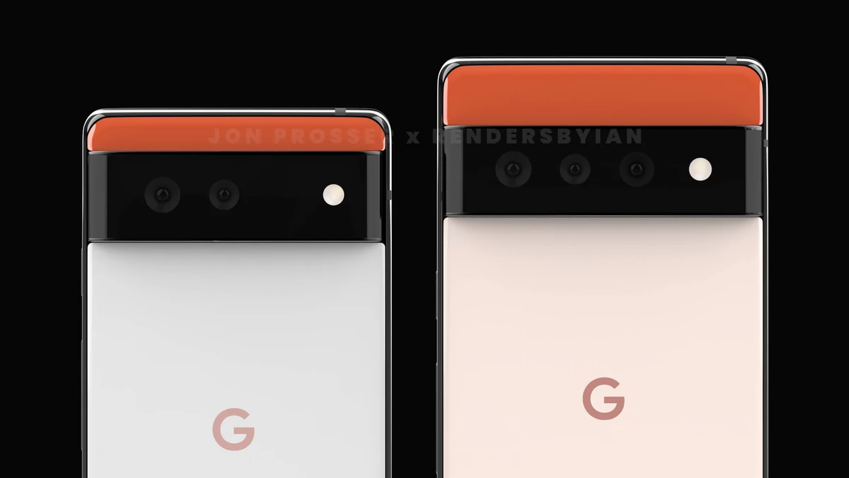 Google Pixel 6 et Pixel 6 Pro © Jon Prosser