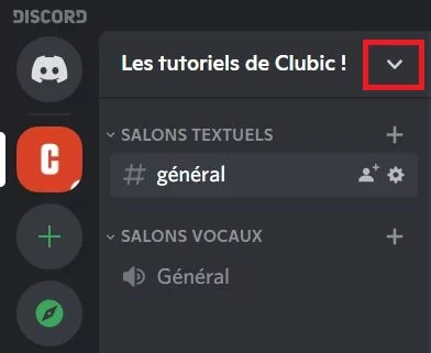discord inviter serveur