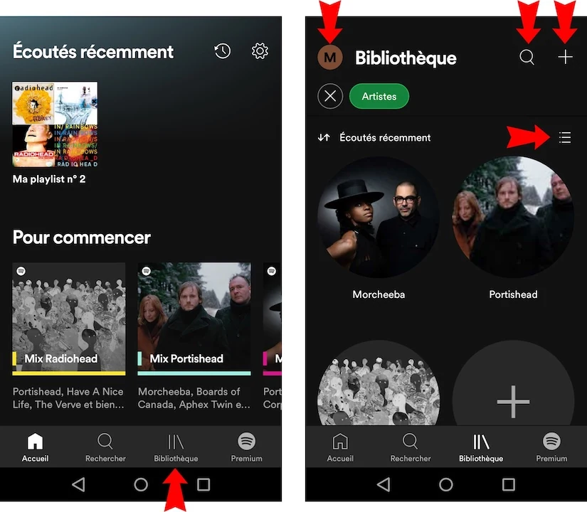 Spotify_tuto_bibliotheque_app
