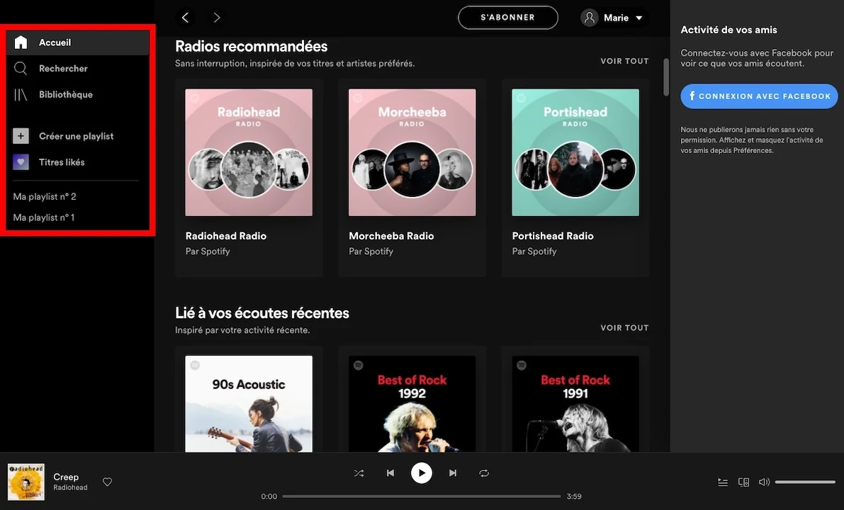Spotify_tuto_accueil_pc