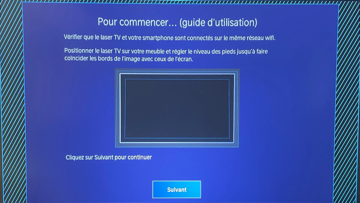 Hisense Laser TV L5VG géométrie