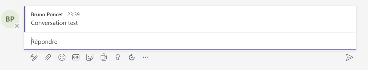 Microsoft Teams conversations