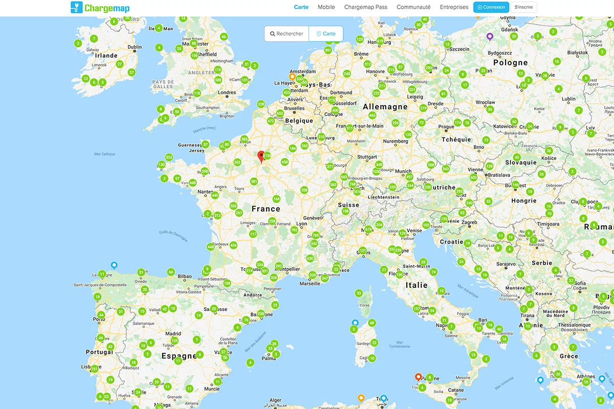 Bornes-Chargemap