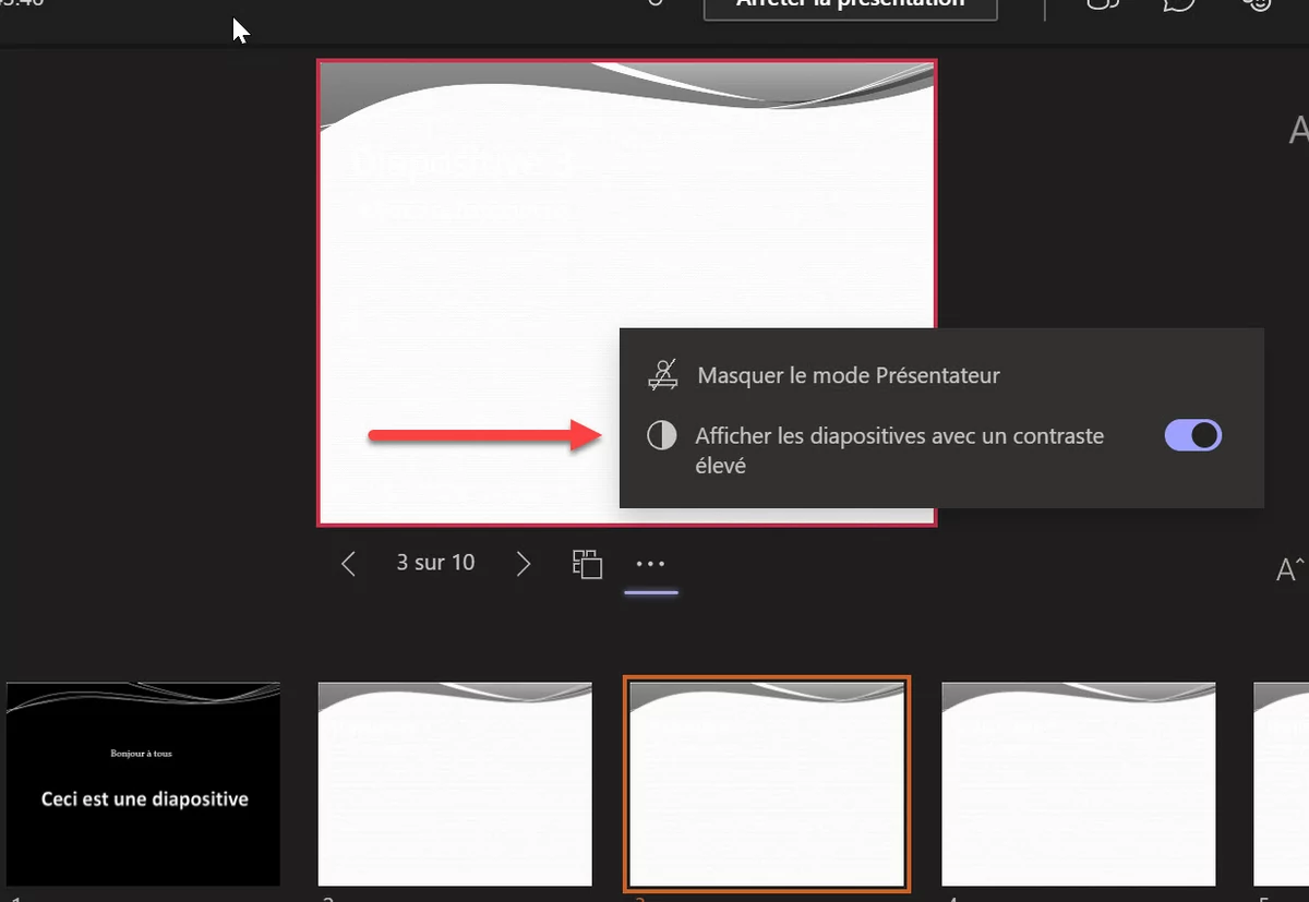 Microsoft Teams PowerPoint Live