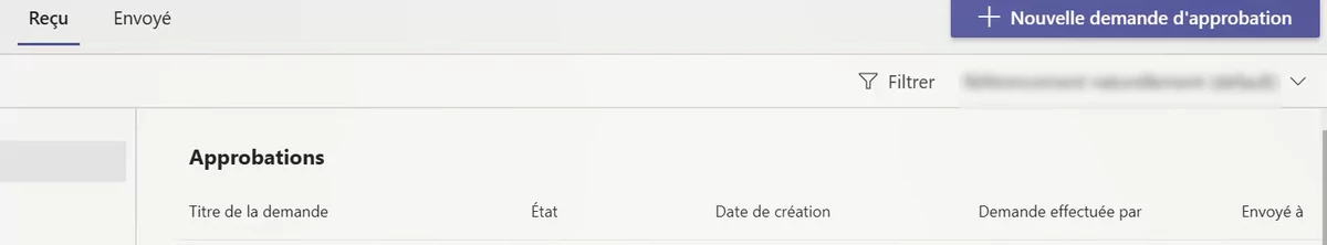 Microsoft Teams Approbation