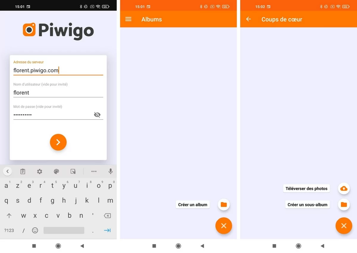 Piwigo screen 1
