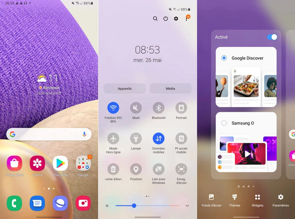 interface samsung galaxy a32 5G