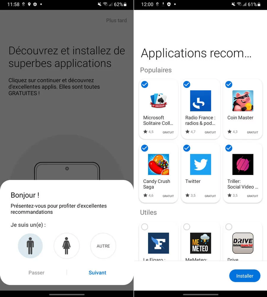 applications samsung one ui
