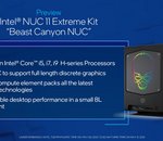 COMPUTEX : Intel présente ses NUC Beast Canyon, bien plus gros et pouvant accueillir une imposante carte graphique